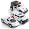Top Race Polizeiauto mit Licht und realistischem Sound, Rückziehauto für Kinder von 2, 3, 4, 5, 6 Jahren, Kinderspielzeug für Jungen und Mädchen, 3er Set Spielzeugauto aus Metall