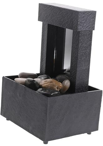 HOMSFOU 1 Satz ungewöhnliche ausergewöhnliche Schreibtisch für Büro Tischwasserfall Tischwasserbrunnen im Innenbereich Indoor-Wasserbrunnen Zubehör Wasserspender