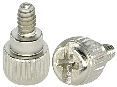 30 PCS PC Case Screws,Computer Case Thumbscrews for Fastening (Silver)