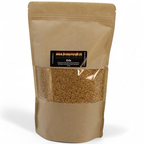 BBQ Smoking Flour 1 Litre Like Beech Hickory Whisky Sherry or Red Wine (Alder)