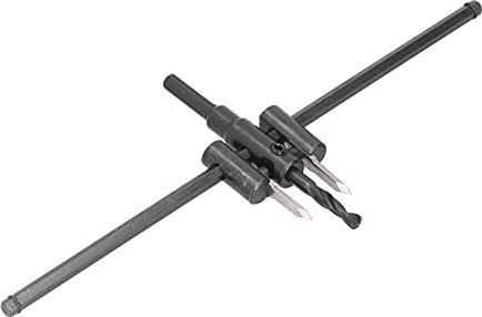 Cortador de Orificio de Círculo Ajustable Sierra Herramienta de Bricolaje de Madera Taladro Brocante de Corte Redondo Corte de Madera Kit (30-300MM)