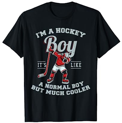 Dabbing Retro Ice Hockey Junge Eishockey T-Shirt
