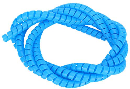 Pet Wire Protector 5.9ft Flexible Cable Tidy Sleeve Spiral Cat Dog Chew Proof Electrical Power Charger Cord Cover for PC TV Computer Home Office(Cable Protector)