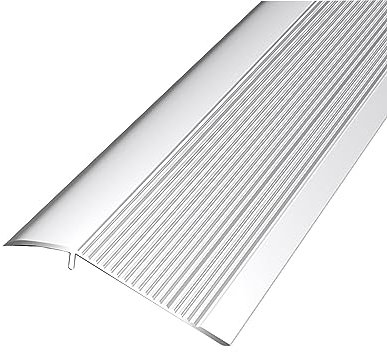 Profilo Di Transizione Striscia Di Transizione Soglia In Alluminio,Striscia Di Transizione Per Pavimenti Per Avimento Ineguale,Dislivello Di 15mm-45mm, Riduttore Di Pavimenti Porte ( Color : Silver )