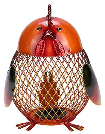 XIASABA Cartoon Huhn Tierform Spardose Tier Spardose Set Eisen Sparbüchse Geldglas Innovative Cartoon Huhn Tier Tier geformte Geldsparbox Craft Home Decoration