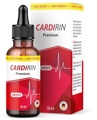 Cardirin Premium Drops | naturreines Pflanzenölkomplex | Qualität für Männer und Frauen | 30 ml pro Flasche (Rot 1)