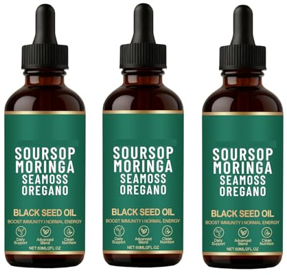 Gotas líquidas de amargo de guanábana: Favorecen el equilibrio y la vitalidad general. Para hombres y mujeres. 56 ml (2 onzas líquidas).,3pcs
