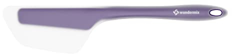 Wundermix - FlexiSpatel® Flexibler Silikon-Spatel (34cm) • Spachtel ideal für deine Küchenmaschine • Zum Entleeren des Mixtopfs • Farbe: Lila