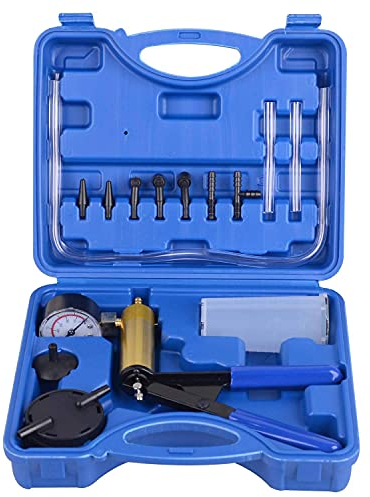 DAYUAN Bremsenentlüftungsgerät Vakuumpumpe Bremsenentlüfter Set für Auto Motorrad Tester,Bremsenentlüftungsgerät Druckpruft Mit Tragetasche