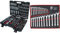 KS Tools 917.0795 1/4%22+3/8%22+1/2%22 Steckschlüssel-Satz, 195-tlg. & BGS Diy 1198 | Maul-Ringschlüssel-Satz | 25-tlg. | SW 6-32 mm | inkl. Tetron-Rolltasche | Gabelringschlüssel
