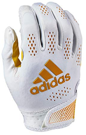 adidas Adizero 11 - Guantes de fútbol (talla XL), color blanco y dorado
