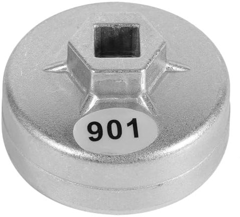 FLEXMAN Chiave per Filtro Olio con Tappo a 14 Scanalature 65 mm, Strumento per Rimuovere Prese per Auto in Alluminio, Chiave per Tappo per Rimozione Alloggiamento Filtro Olio 901