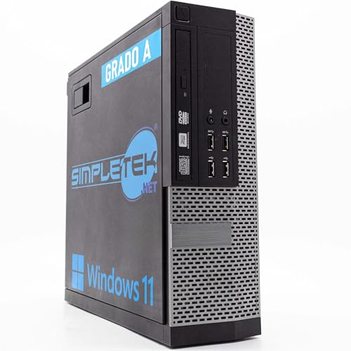 SIMPLETEK - Ordenador de sobremesa 7020 - i7 | 32 GB de RAM | SSD de 120 GB | Windows 11 Pro | DVD-RW (reacondicionado)