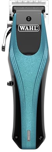 Wahl Pro Animal Groom Lite Pet Clipper - Cordless & USB Charging - Adjustable Blades - Professional Grooming Kit for Dogs, Cats & Small Pets - Black/Metallic Blue