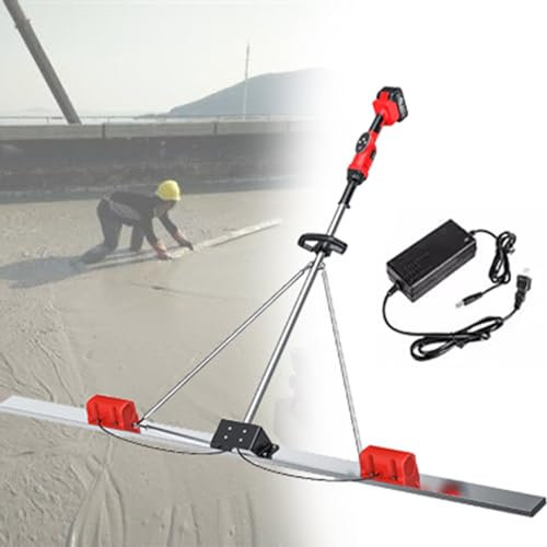 Outil Vibrant pour Béton RèGle Nivellement Ciment Chape éLectrique Kit vibratoire pour Chape à béton, Chape électrique pour Le Traitement du béton, Travail pour Chape de en à 6 000 TR/