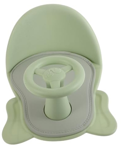 DECORNIJIA Asiento de Baño para Niña Antideslizante con Ventosas Soporte Estable y Diseño Compacto para Recién Nacidos y Pequeños Bañera