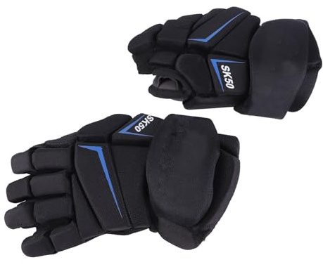Bamjour Hockeyhandskar, Ishockeyhandskar Ishockeyhandskar Hockey Finger Skyddshandskar Skridskohandskar Hockeyspelare (9 tum)