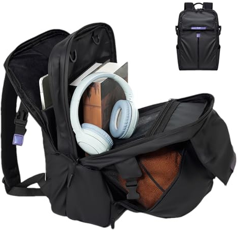 Generico Zaino per caschi da Moto, Zaino da Moto, da Viaggio a Lunga Distanza, Borsa da Equitazione espandibile Borsa Porta caschi Porta di Grande capacità per Uomo