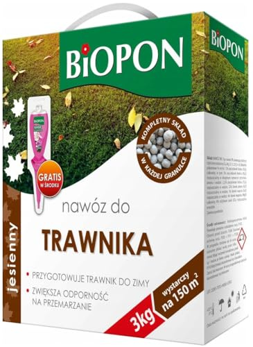 Concime Autunno per Prato 3kg - Fertilizzante Fosforo Potassio - Senza Azoto