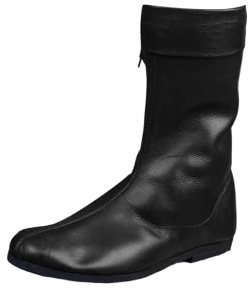 Celanisai Botas vaqueras de piel para hombre, botas de vaquero, botas occidentales, clásicas, medievales, botas de invierno, botas de equitación, botas de vaca y occidentales, botas altas de piel