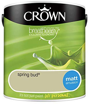 2.5L CROWN Standard Breatheasy Matt Emulsion Paint - Spring Bud