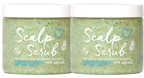 Umberto Giannini Scalp Scrub, Vegan & Cruelty Free Exfoliating Anti-Dandruff Scalp Rescue Scrub, 200ml 2 Pack