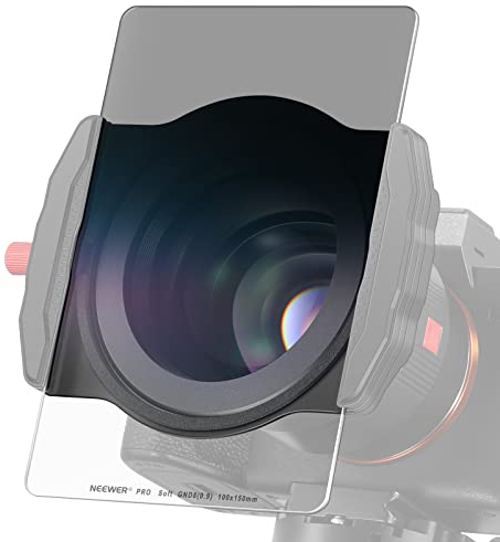 NEEWER Soft Grauverlaufsfilter ND8 Rechteckfilter, 100x150mm GND8 Square ND Filter (3 Stopps) 2mm schlank mit mehrfach beschichtetem optischem HD-Glas Rechteck Graufilter