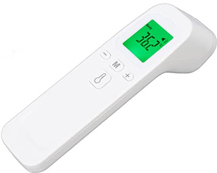 Berührungsloses Thermometer, weiß, Intelligente Temperaturpistole, Elektrisches Digitales Berührungsloses Infrarot-Stirnthermometer