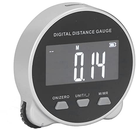 Metro a Nastro Elettronico Strumento di Misurazione Digitale Display Digitale Righello a Rulli 199,999 M Microprocessore a Semiconduttore Righello Elettronico per la Misurazione