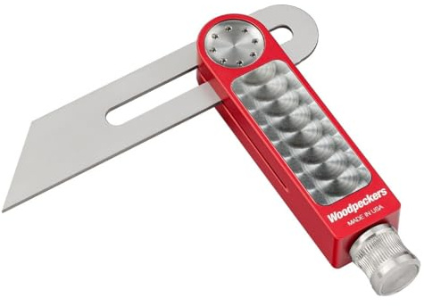Woodpeckers Sliding Bevel Gauge, 4 Inch, Sliding T-Bevel for Woodworking, Easy Set & Secure Tight with Unique Locking Mechanism