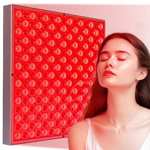 CLMTAS Red Light Lamp, 45W Panel with 660nm ? 850nm Near-Infrared Light Combo, for Body, Festival Gift