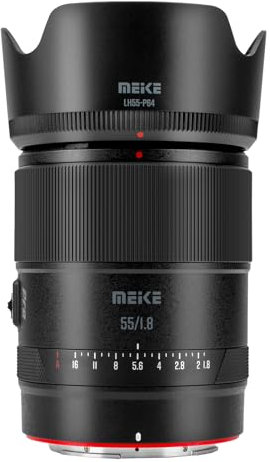 Meike Objectif de portrait standard STM Full Frame F1.8 Pro Series Auto Focus 55 mm Compatible avec les appareils photo Nikon Z Mount Z50, Z5, Z6, Z7, Z8, Z6II, Z7II, Z6III, Z9, Z30, Z fc