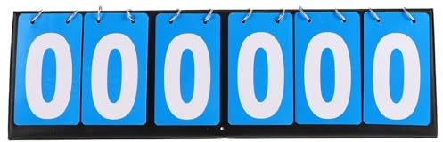 Mikinona Tableau de Score Portable Multisports Flip Chiffres Compteur et Facile à Utiliser pour Tennis Basket-Ball et Tennis de Table
