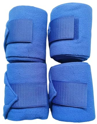 Vendajes Para Patas De Caballo – Algodón 250x12x0,3cm 4 Vendajes Elásticos | Correas Protectoras De 98 Pulgadas, Accesorios Ecuestres Para Soporte De Tendones, Equitación Al Aire Libre Y Cuidado De Es