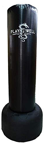 Playwell XXL Gratuit Debout Sac de Boxe - Noir Uni
