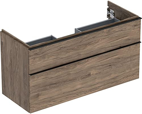 Geberit iCon Waschbeckenunterschrank 118,4x47,6x61,5 cm Nuss Hickory