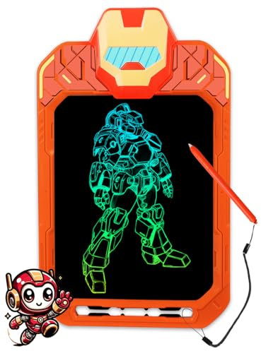 Fullware LCD Writing Tablet for Kids 10 Inch Hero Series - Paint, Doodle Board, Drawing Pad - Travel Toys, Road Trip Car Activities, Birthday or for Boys and Girls
