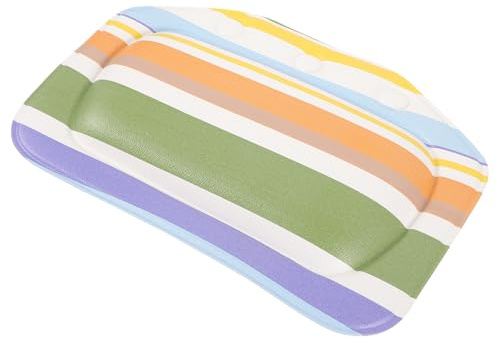 GLEAVI Suction Cup Bathtub Pillow and Bath Tub Pillow Headrest, Foam Spa Bath Cushion for Home, Hotel, and Sauna Use, Relaxing Support for Neck and Head During Bathing