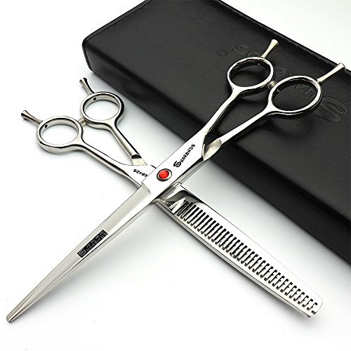 Japon Profession 7' Ciseaux Coiffeur Blanc Salon de coiffure Studio Professional outils de modelage Ciseaux de coupe Et ciseaux à effiler