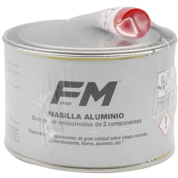 FM - MASILLA POLIESTER ALUMINIO 2K FM 250 ML