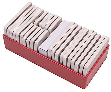 WANGCL Kit med 25 st stickade nålar, 2 storlekar, stickade blockerande kammar för blockering, stickare, virkad sömnadsmatta, spets eller handarbete, projekt, verktygsenhet med 100 T-stift