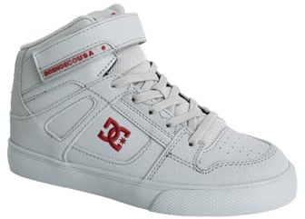 DC Shoes Jungen Pure High-top Ev Sneaker, Grey Red, 32 EU