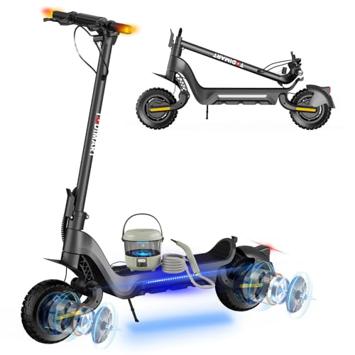 TODIMART X5S Trotinette Electrique Adulte Puissante APP Contrôle Autonomie 85km Batterie 48V 20Ah Moteur 1000W*2 Trottinette électrique Adulte Tout Terrain Double Suspension Scooter Electrique