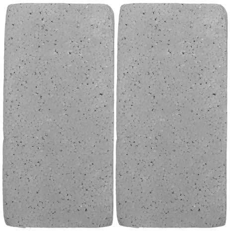 STOBAZA Mattoni Giganti in Schiuma Sicuri per Artisti, Giocattoli di Halloween per Bambini Aspetto Realistico, Decorazioni per Feste e Oggetti di Scena Teatrali 2 Pezzi Grigio