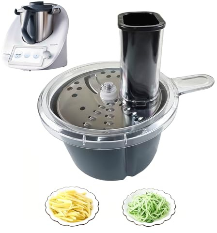 Coupe Legumes pour TM5 TM6, Rapeur Legume Acier Inoxydable ABS Traitement Efficace Des LéGumes Adapté à la PréParation Des Aliments en Cuisine