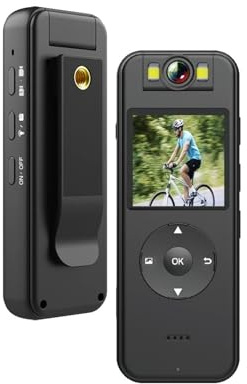 Ultra HD 4K Minikamera WiFi Bärbar Liten Digital Videoinspelare Police BodyCam Infraröd Night Vision Miniatyrvideokamera