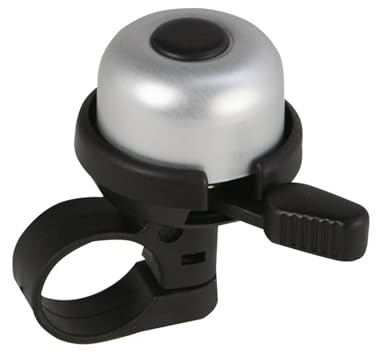 Fischer Mini Ding Dong, Timbre Para Bicicleta Unisex Adulto, Plata, Talla Única