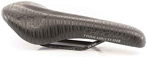 CHROMAG Trailmaster Unisex Adult MTB/Mountain Bike/Cycle/E-Bike Saddle, Black, 140 x 284 mm