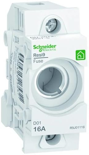 Schneider R9J02163 Neozed Socle de fusible D02 1 pôle, 63 A, 400 V, rail DIN