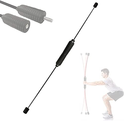 Pilates Reformer Plegable Barra de flexión Barra de temblor de fitness Barra oscilante extraíble Entrenamiento de fuerza Aeróbicos Varilla eslastica para entrenamiento de vibración Músculos profu